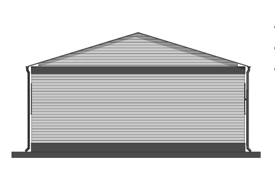 a drawing of a 3 bed residential unit showcasing a left angle