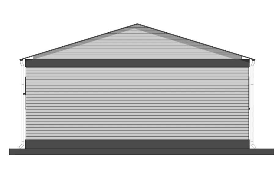a drawing of a 3 bed residential unit showcasing a rightangle