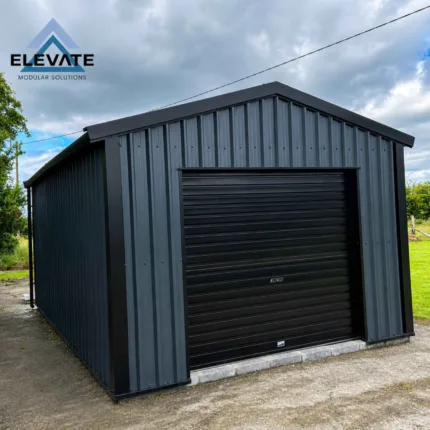 Heavy-Duty Steel Shed